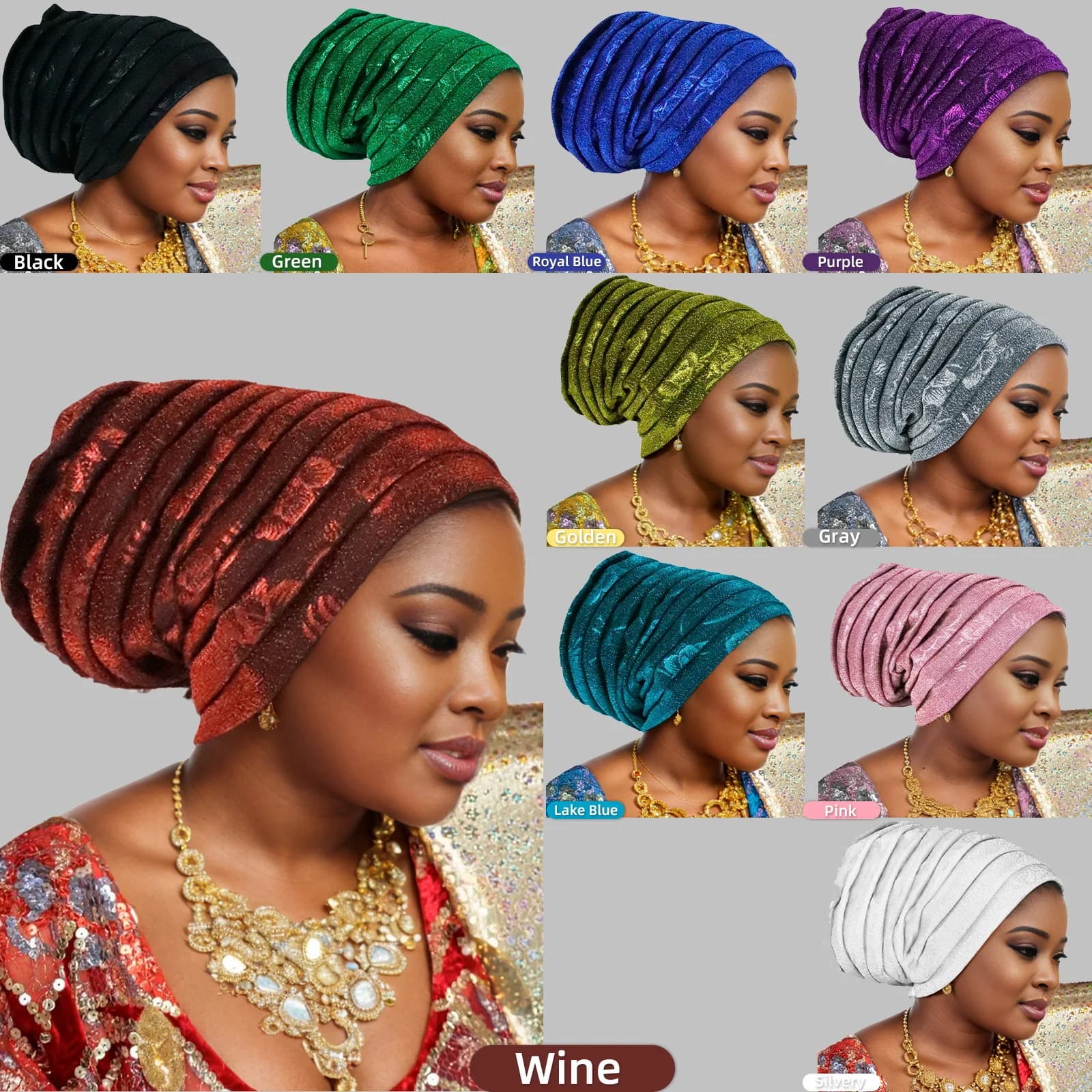 Couleur bonbon dames bandeau musulman Hijab Bonnets mode couvre-chef tendance élastique corps comple
