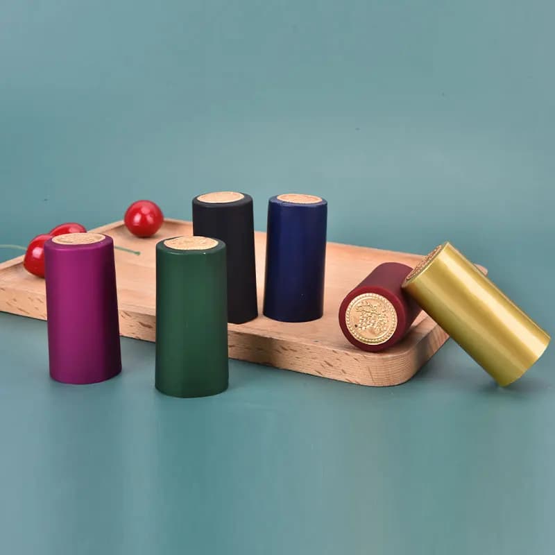 Film thermorétractable pour bouteille de vin, 100 pièces, bouchon thermorétractable