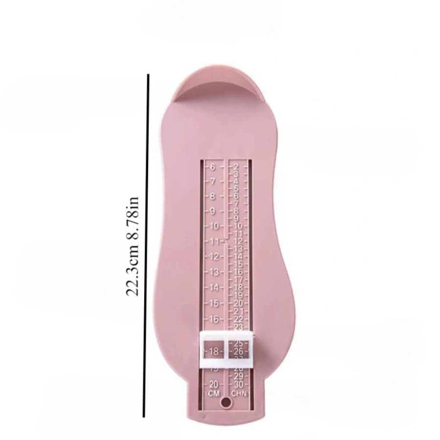 Règle de pied pour bébé, dispositif de mesure de la longueur du pied pour enfants, calculatrice de c