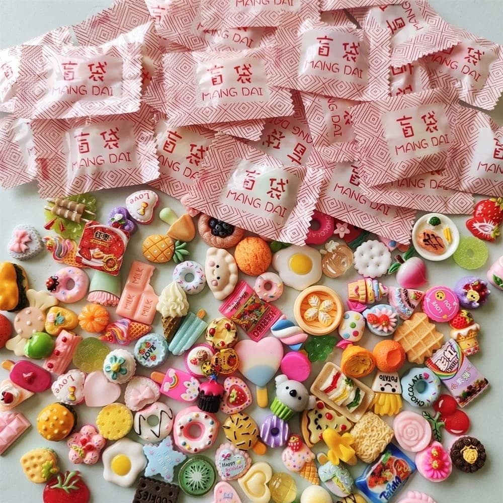 Mini boîte aveugle, accessoires alimentaires et boissons, décoration de cuisine de maison, sac aveug