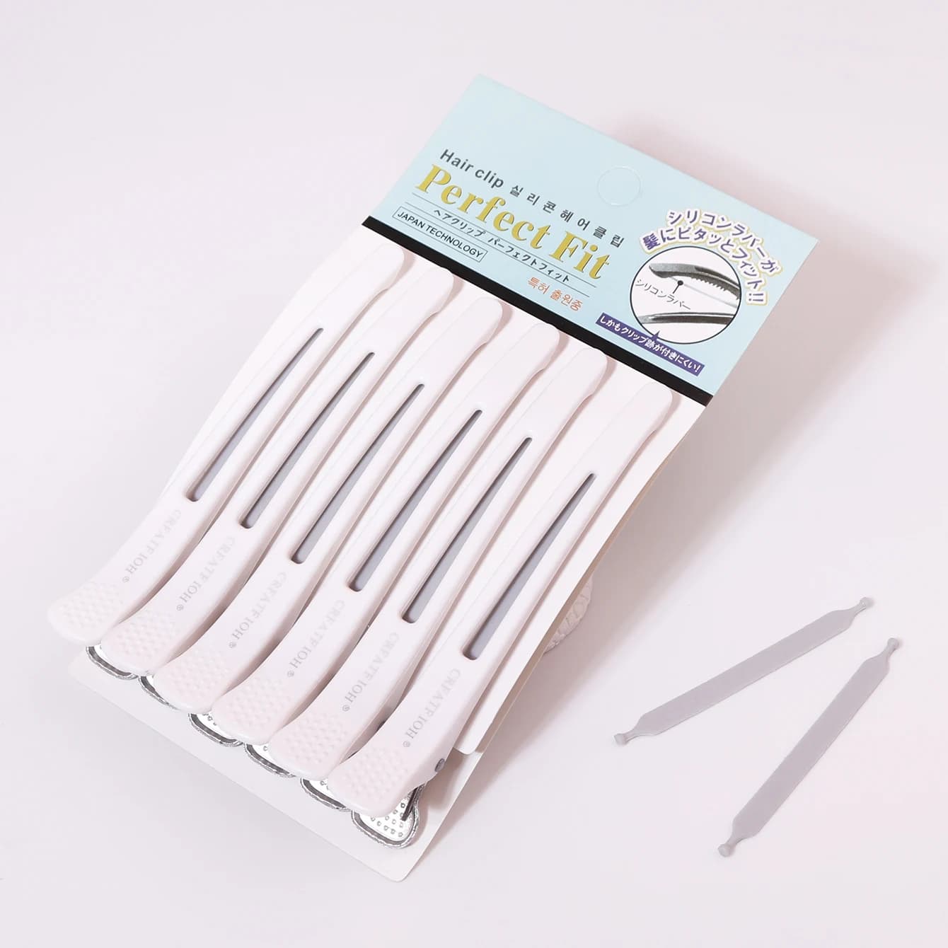 Épingle à cheveux longue à pince sans couture, 6 pièces, épingles à cheveux sans pli, épingle à chev