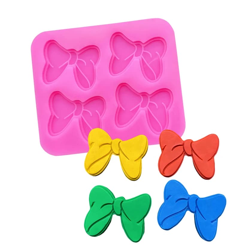 Moule en silicone pour nœuds, outils de résine, moule à cupcakes, outils de décoration de gâteaux en