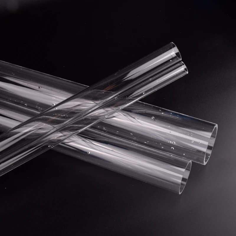 Tube en plexiglas transparent pour poissons, fournitures d'aquarium, arrosage hydroponique, tube en 