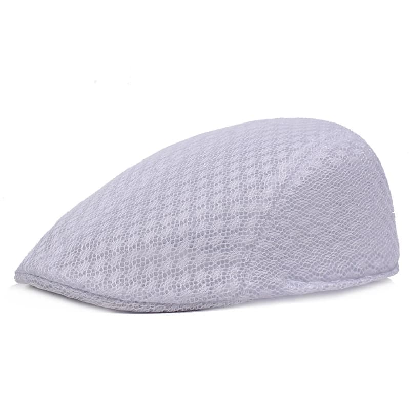 2025 nouveau été béret décontracté chapeau unisexe maille casquettes plates Style gavroche réglable 