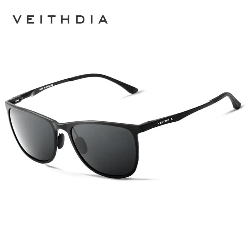 VEITHDIA-Lunettes de soleil rétro en aluminium magnésium pour hommes femmes, lunettes de soleil de c