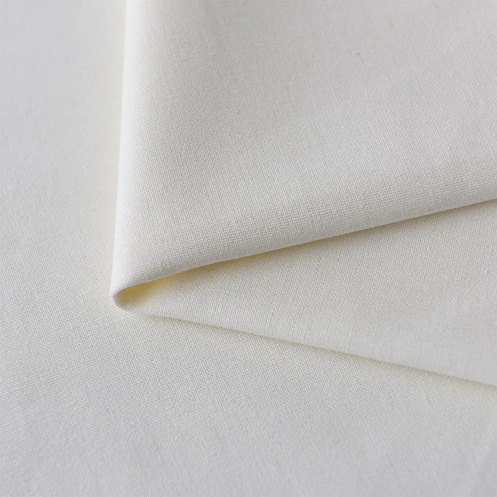 Tissu en coton et lin de 50cm, couleur Pure, doux, pour bricolage, chemise, vêtements, rideau, bagag