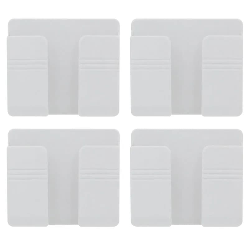 Boîte de rangement murale multifonction sans poinçon, 4/2/1 pièces, organisateur de télécommande TV,