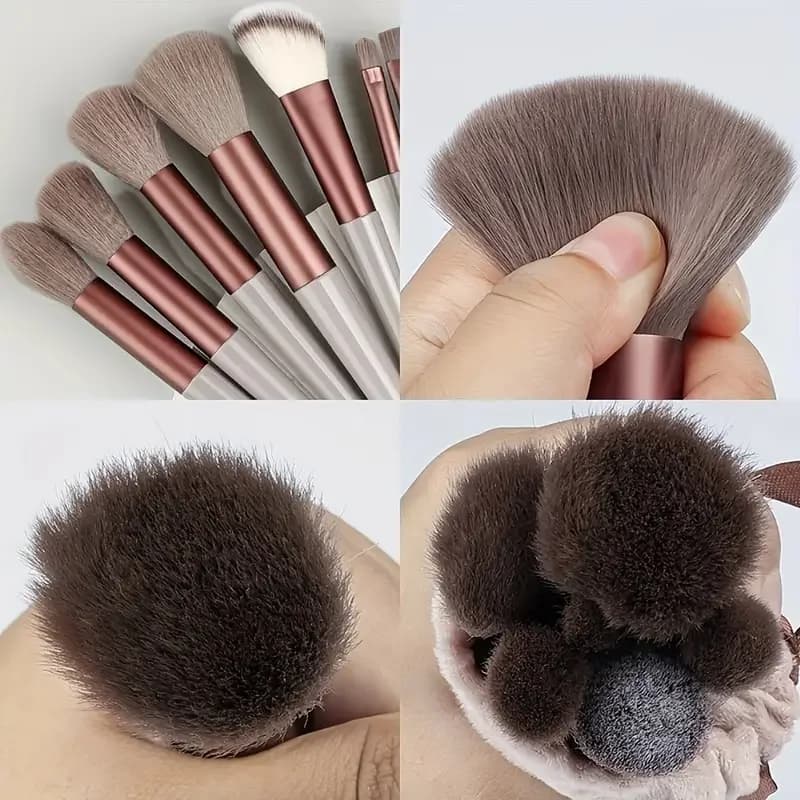 Ensemble de pinceaux de maquillage pour femme, fard à barrage, surligneur, correcteur, fard à joues,