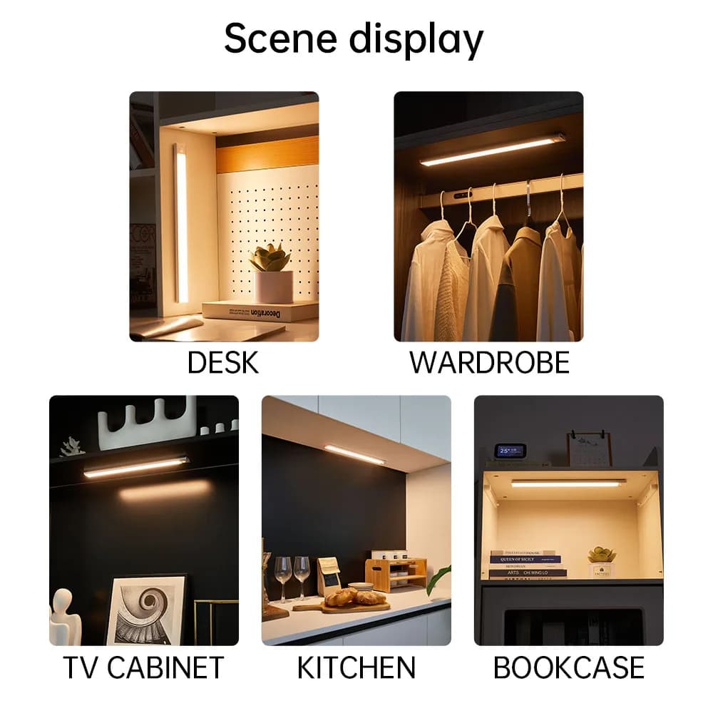 Veilleuse lumière LED sous armoire lumière capteur de mouvement veilleuse placard lumière armoire cu