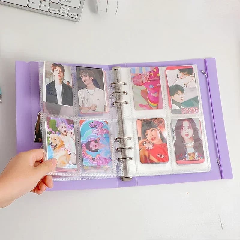 Porte-cartes photo Kpop A5, porte-cartes photo, album de testeur, livre 3 amaran, cœur, école, palis