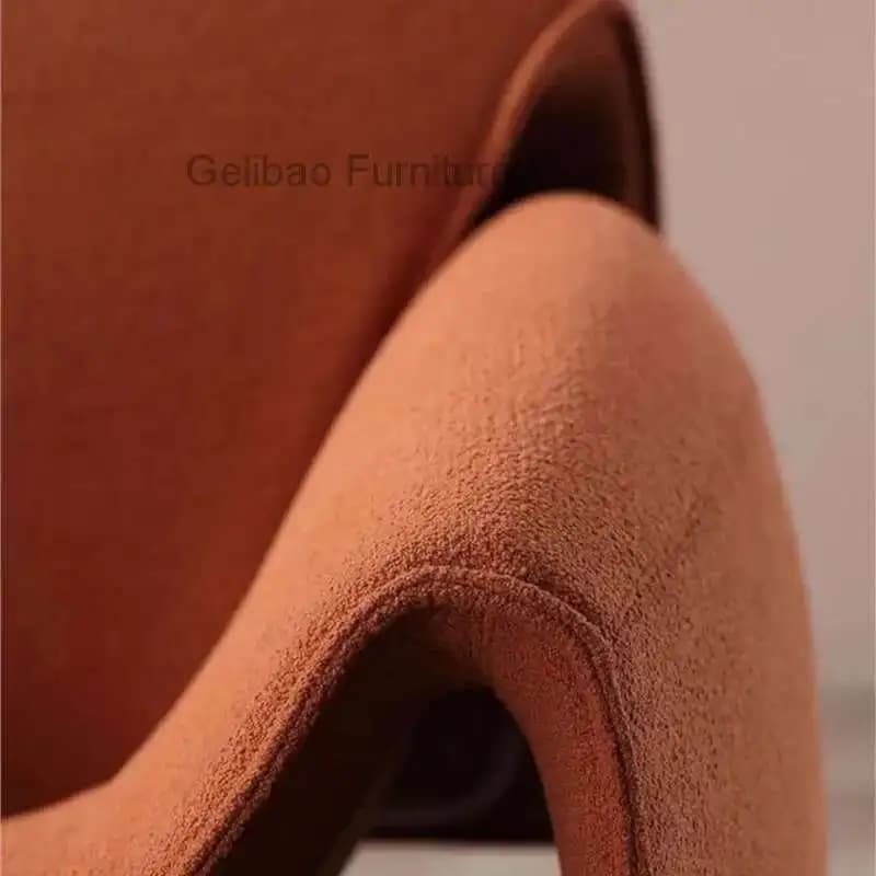 Chaise crabe chaise simple salon lumière luxe italien minimaliste haut de gamme loisirs créatifs uni