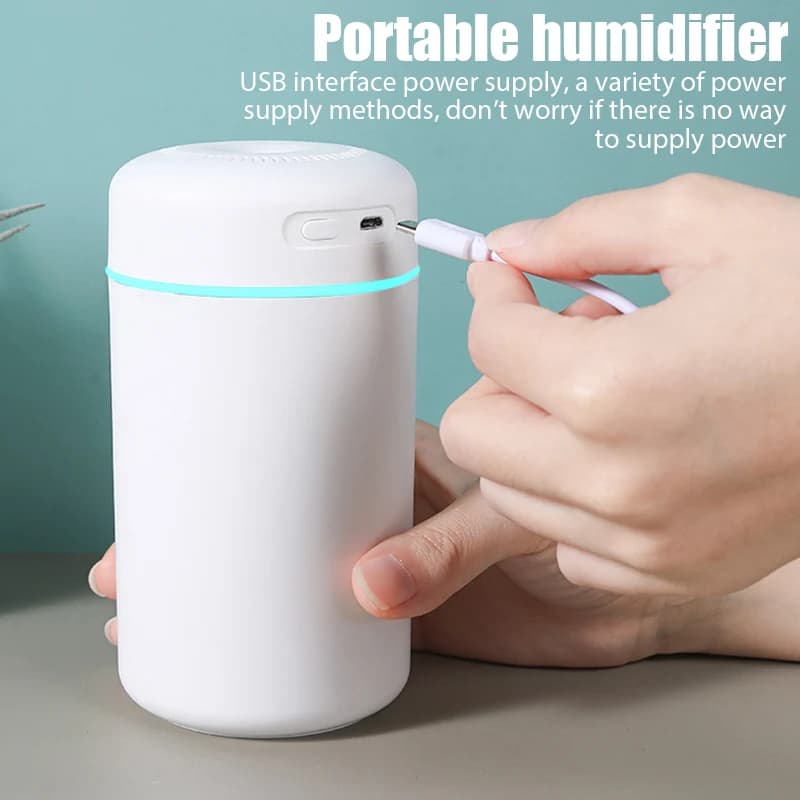 Humidificateur d'air portable pour la maison et la voiture, pulvérisateur d'huile aromatique, brumis