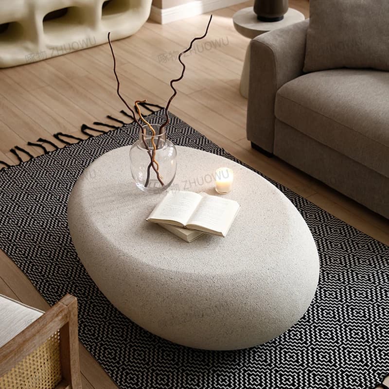Sweet Center-Table Basse Esthétique, Gain de Place, Table d'Appoint Unique, Nordique Simple, Kaffee 