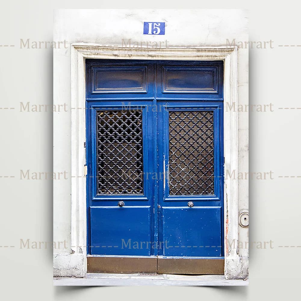 Paris porte photographie impression Paris France Architecture photographie mur Art toile peinture vo
