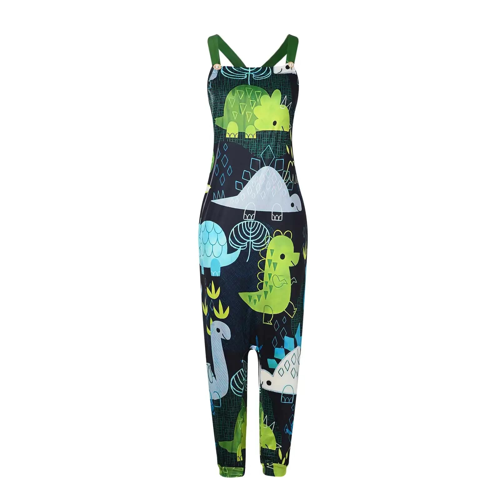 Salopette de plage pour femmes, combinaison décontractée, imprimée, sarouel, streetwear, Y2k, e-girl