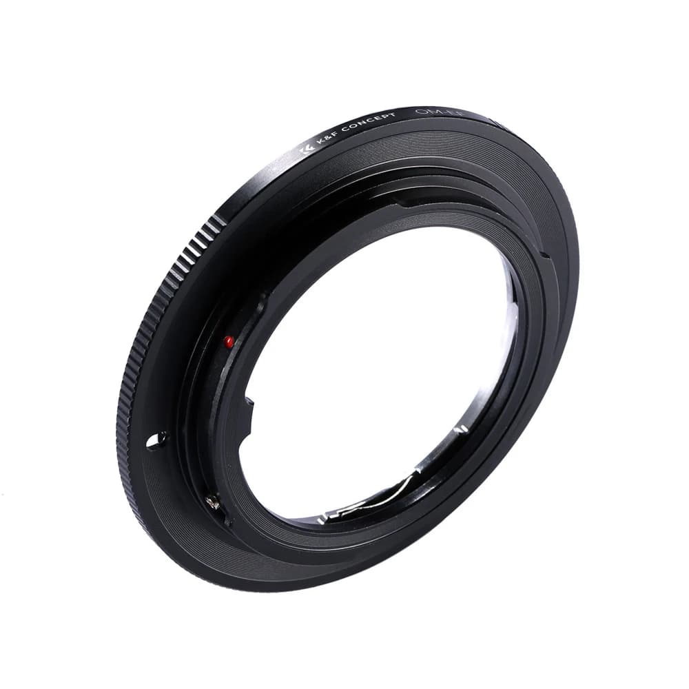 Adaptateur d'objectif d'appareil photo K&F CONCEPT OM-EF pour objectifs Olympus OM vers monture d'ob