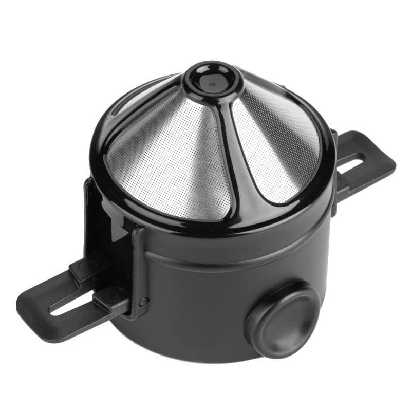 Filtre à café Portable en acier inoxydable, entonnoir à thé, infuseur à thé réutilisable, goutteur d