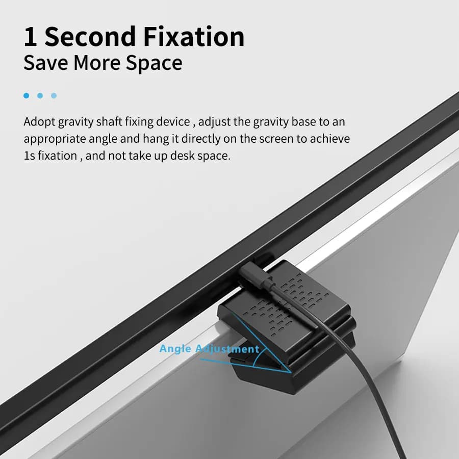 Barre lumineuse pour moniteur d'ordinateur, lampe de bureau USB, lumière de lecture d'étude, lampe d