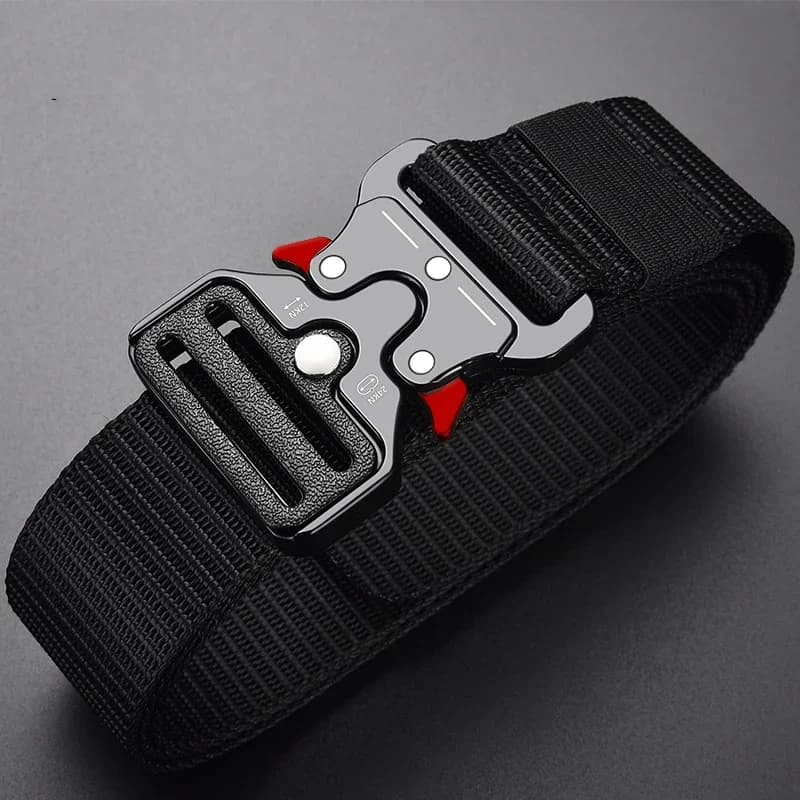 Véritable ceinture tactique à dégagement rapide, ceinture militaire d'extérieur en Nylon véritable s