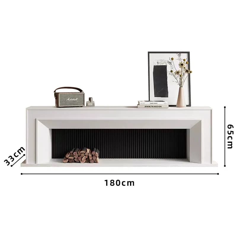 Meuble TV blanc moderne pour salon, meuble TV mural de luxe pour hôtel, meuble TV universel avec che