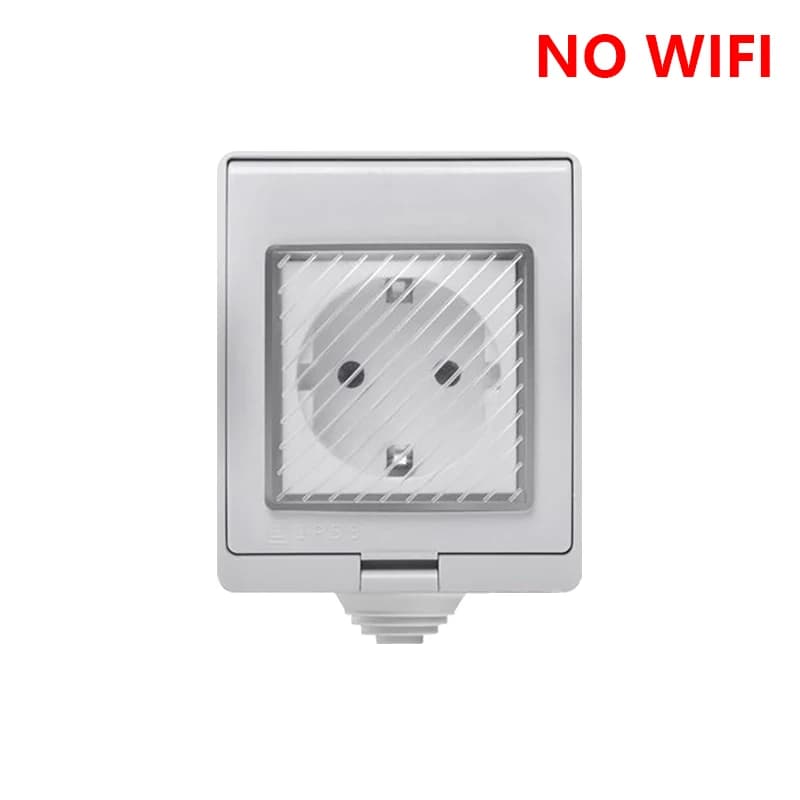Prise de courant intelligente, étanche IP55, avec minuterie, Wifi, Tuya, Standard ue, 16a, pour appa