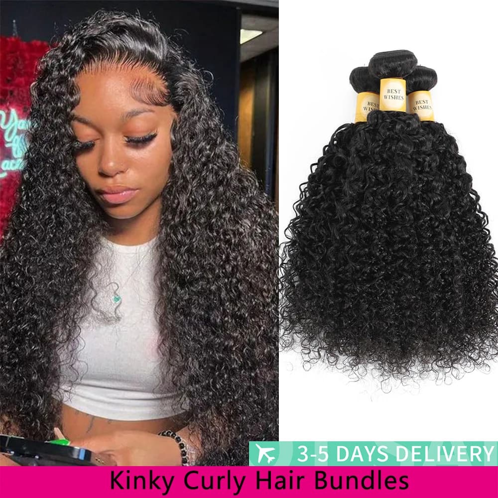 32 Inch Kinky Curly Pelucas De Cabello 100 Humano 1/3/4 Pcs Faisceaux Bouclés Jerry Tissage Cheveux 