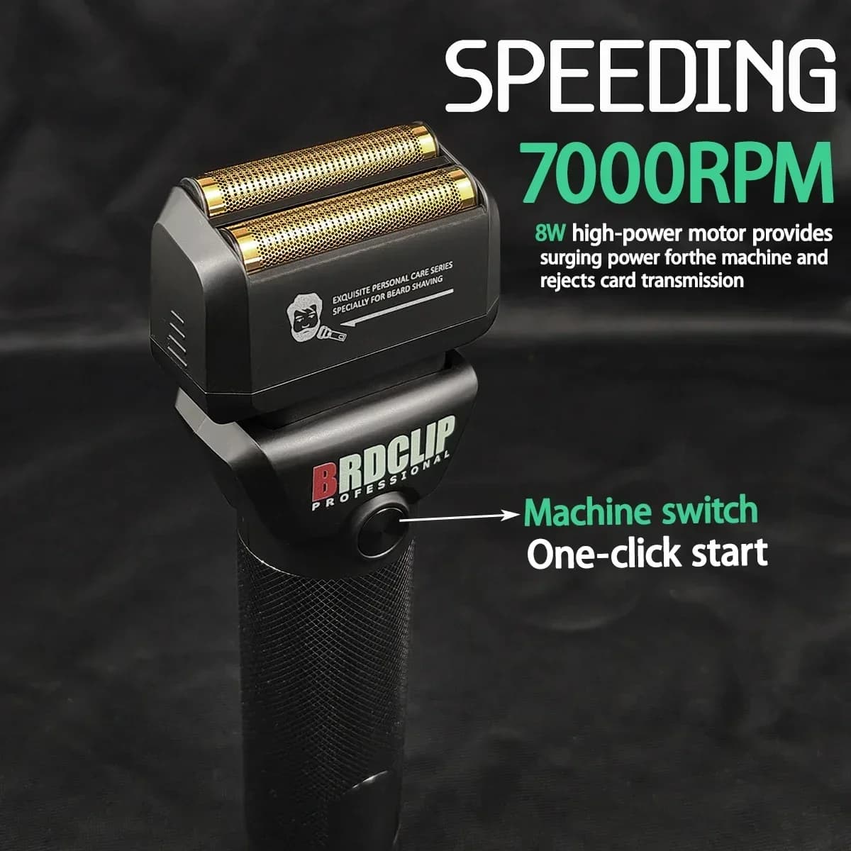 BRDCLIP 363 7000 tr/min Double anneau rasoir alternatif 2025 nouvelle tondeuse à cheveux professionn