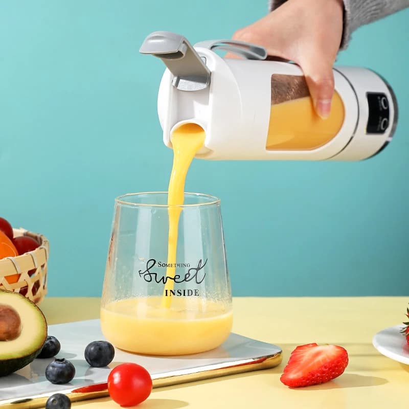 Presse-agrumes électrique Portable de 450ml, Mini presse-agrumes de voyage USB, mélangeur de Smoothi