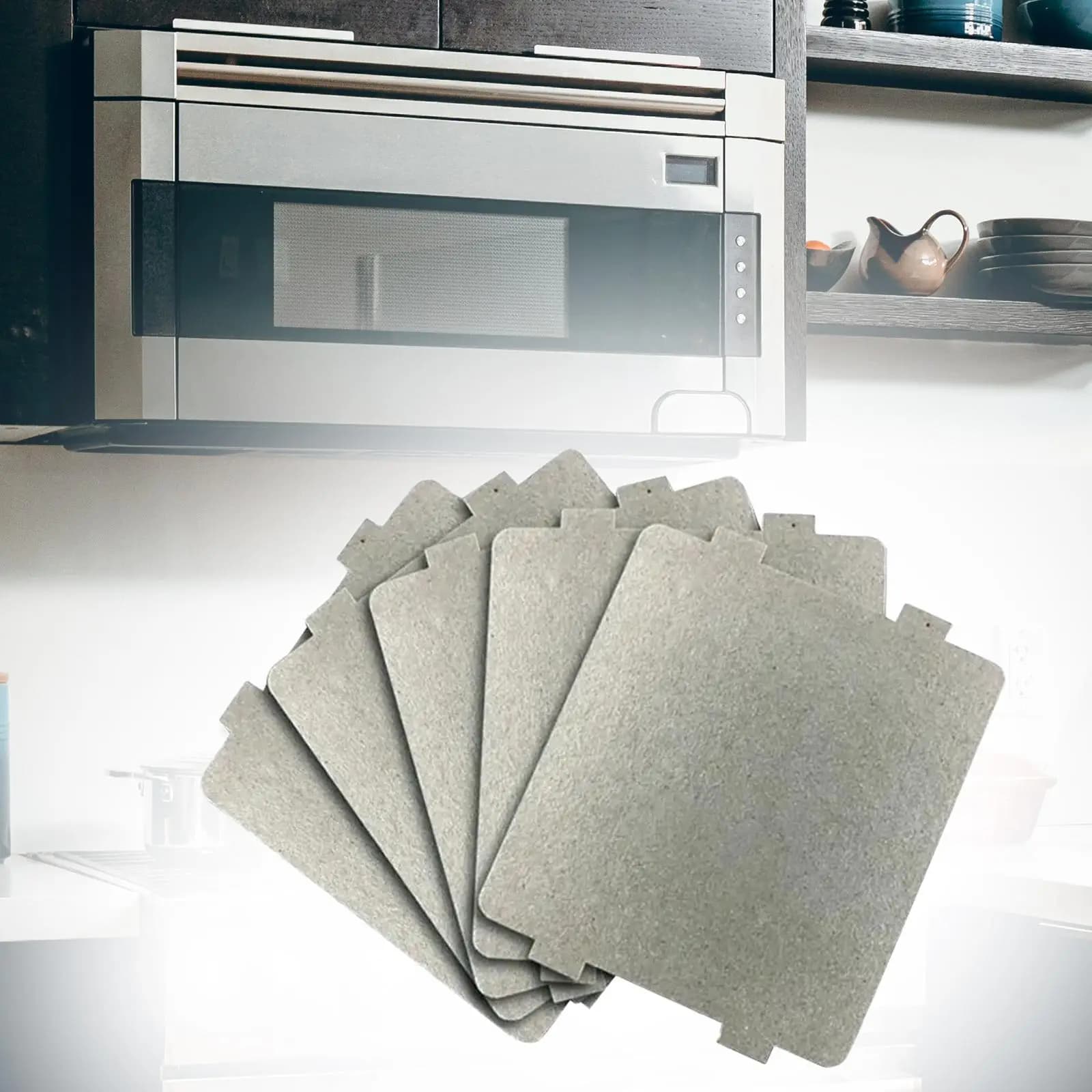 Couvercles universels de guide d'ondes pour micro-ondes, feuilles de plaque de mica, accessoires de 