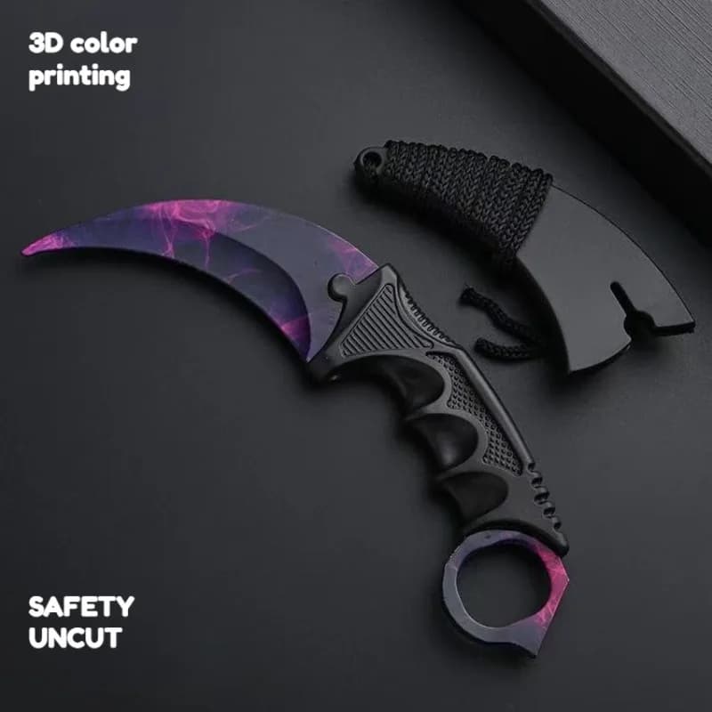 Couteaux à griffes en alliage de 18,8 cm, 4 styles, modèle Karambit Doppler Seiko, accessoires de je