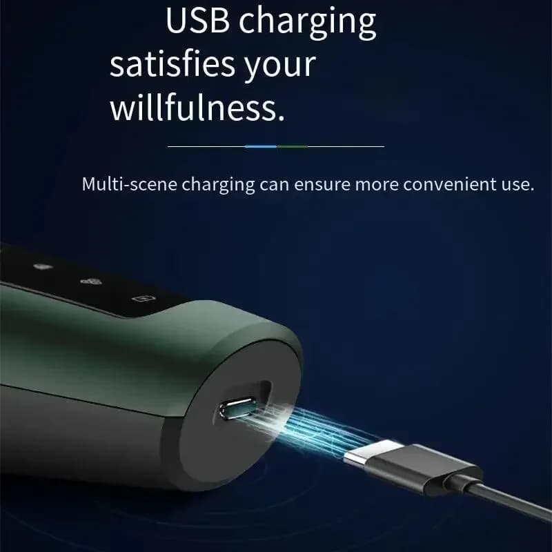 Nouveau rasoir électrique 9D pour hommes, USB, monté sur voiture, haute puissance, lavage complet du