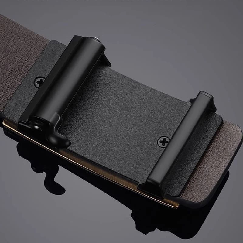Ceinture élégante en cuir PU pour hommes – Ceintures à la mode pour la vie quotidienne, les loisirs,