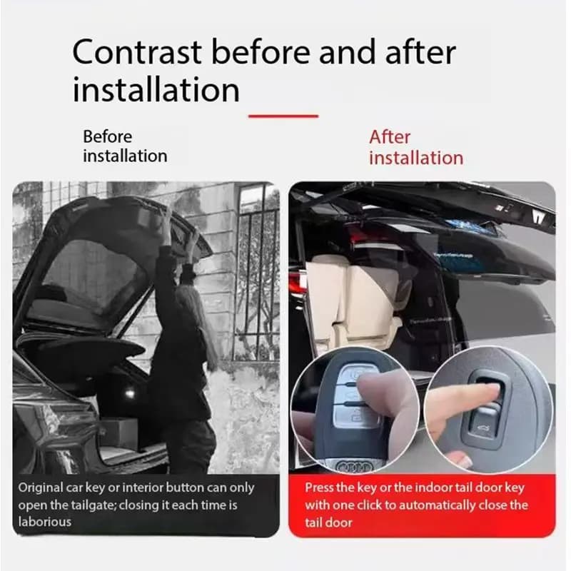 Système de fermeture de hayon intelligent pour Audi, contrôle de clé, télécommande de hayon électriq
