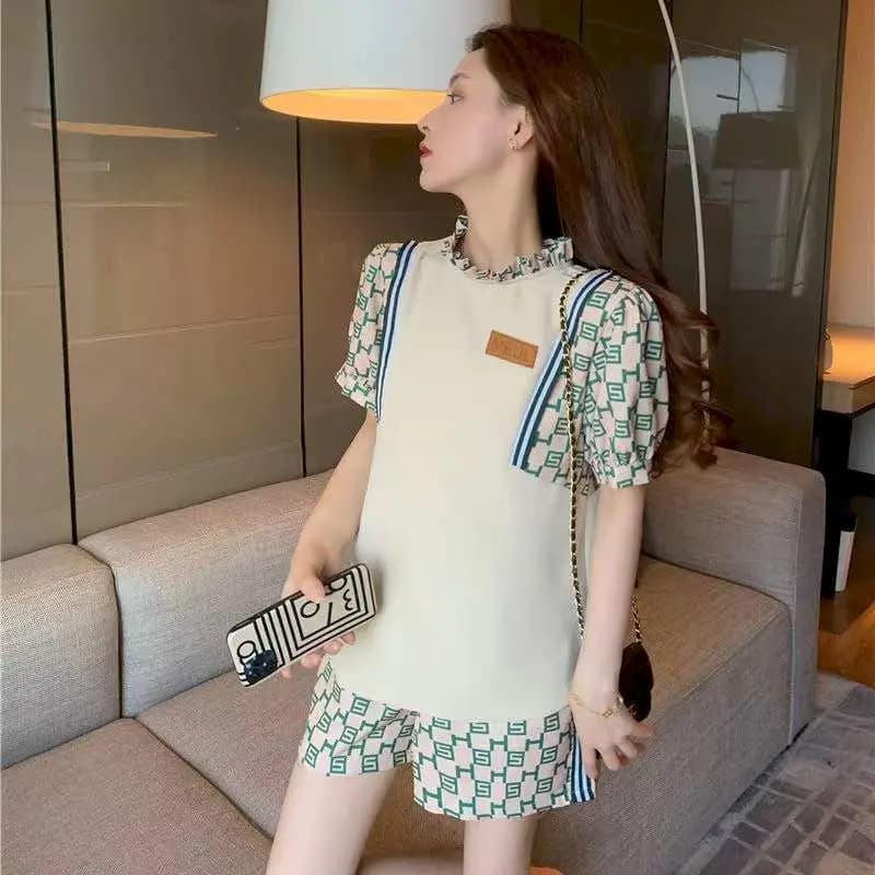 Été 2025 tempérament ensembles femmes mode tendance à manches courtes t-shirt et Short décontracté d