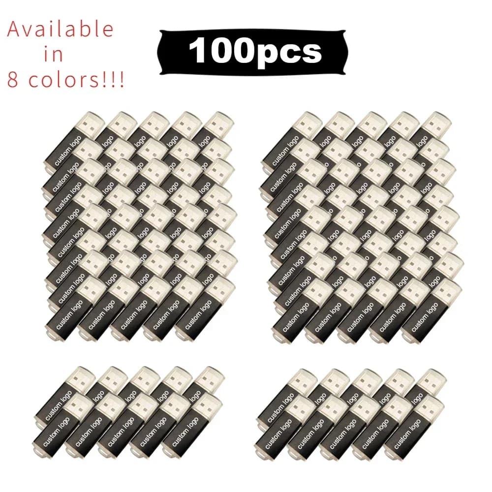 100 pièces/lot clé USB 64GB clé USB 512 mo 1GB 2GB 4GB 8GB 16GB clé USB clé USB 32GB clé mémoire gra