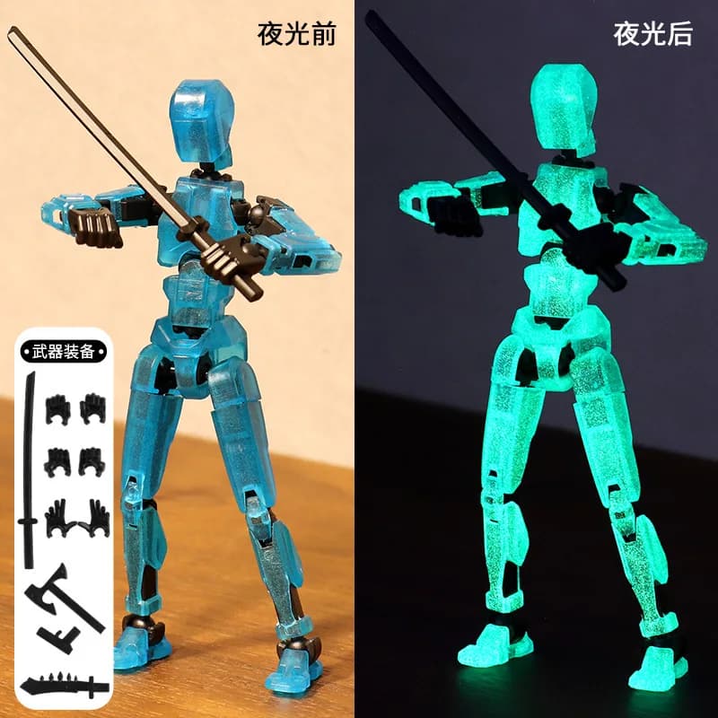 13 figurine Titan multi-articulé mobile Shapeshift Robot T13 Action Mannequin personnage et chien Fi