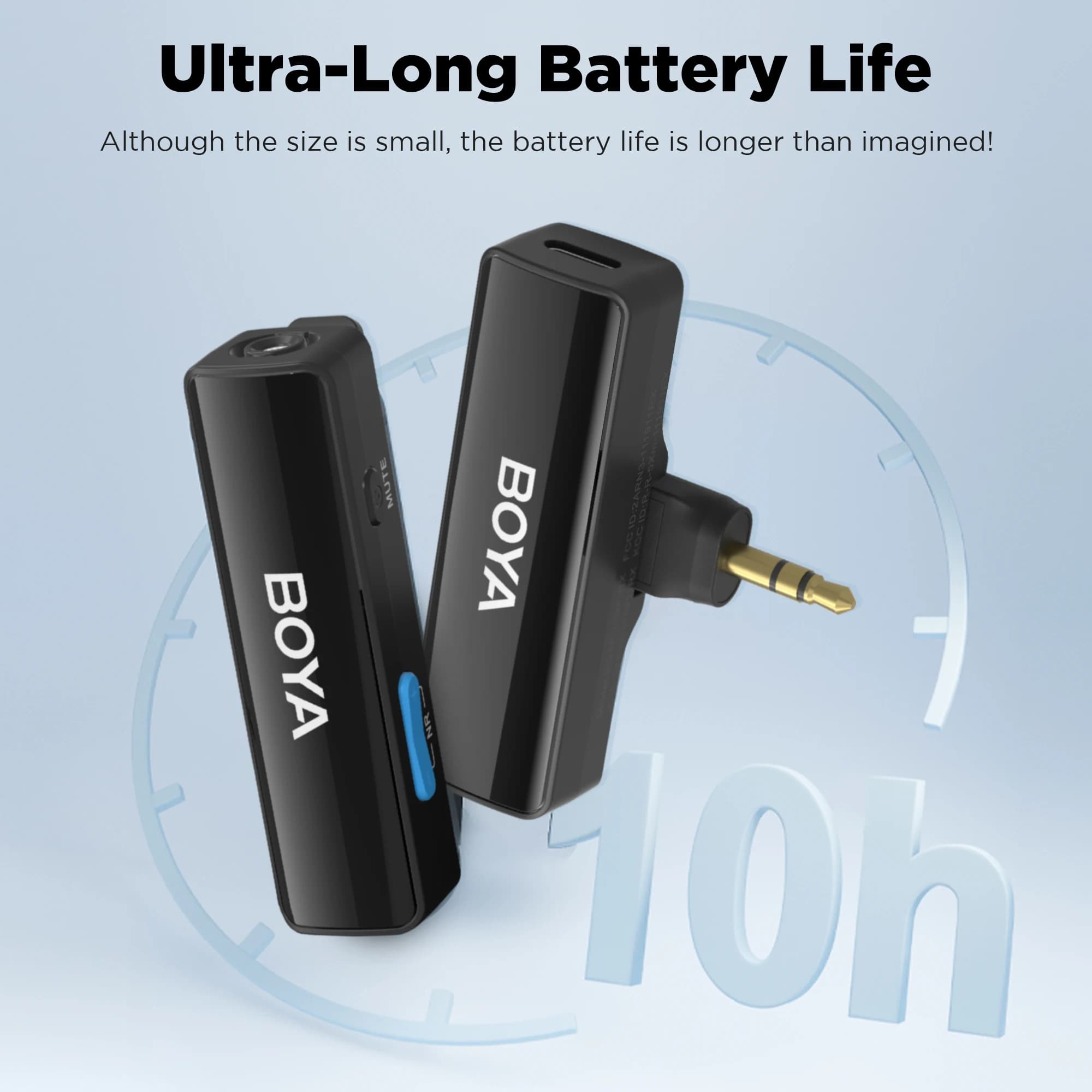 BOYA BOYALINK un Microphone Lavalier sans fil pour iPhone iPad téléphones Android Type C appareil ph