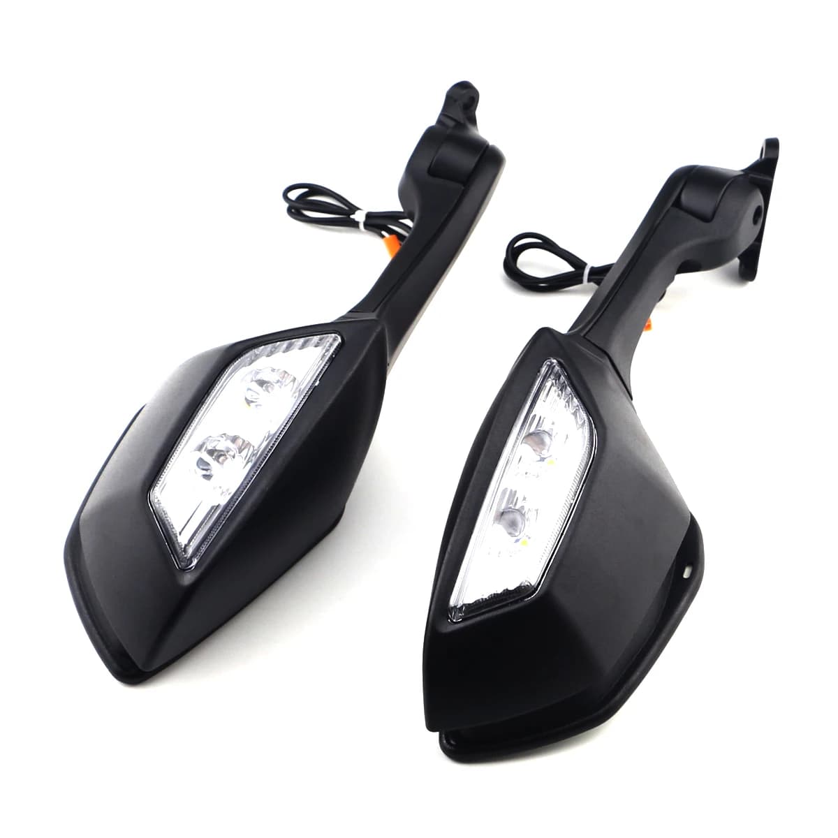 Rétroviseurs latéraux avec clignotants LED, pour Kawasaki Ninja300 EX300 2013-2017 /Ninja400 EX400 2