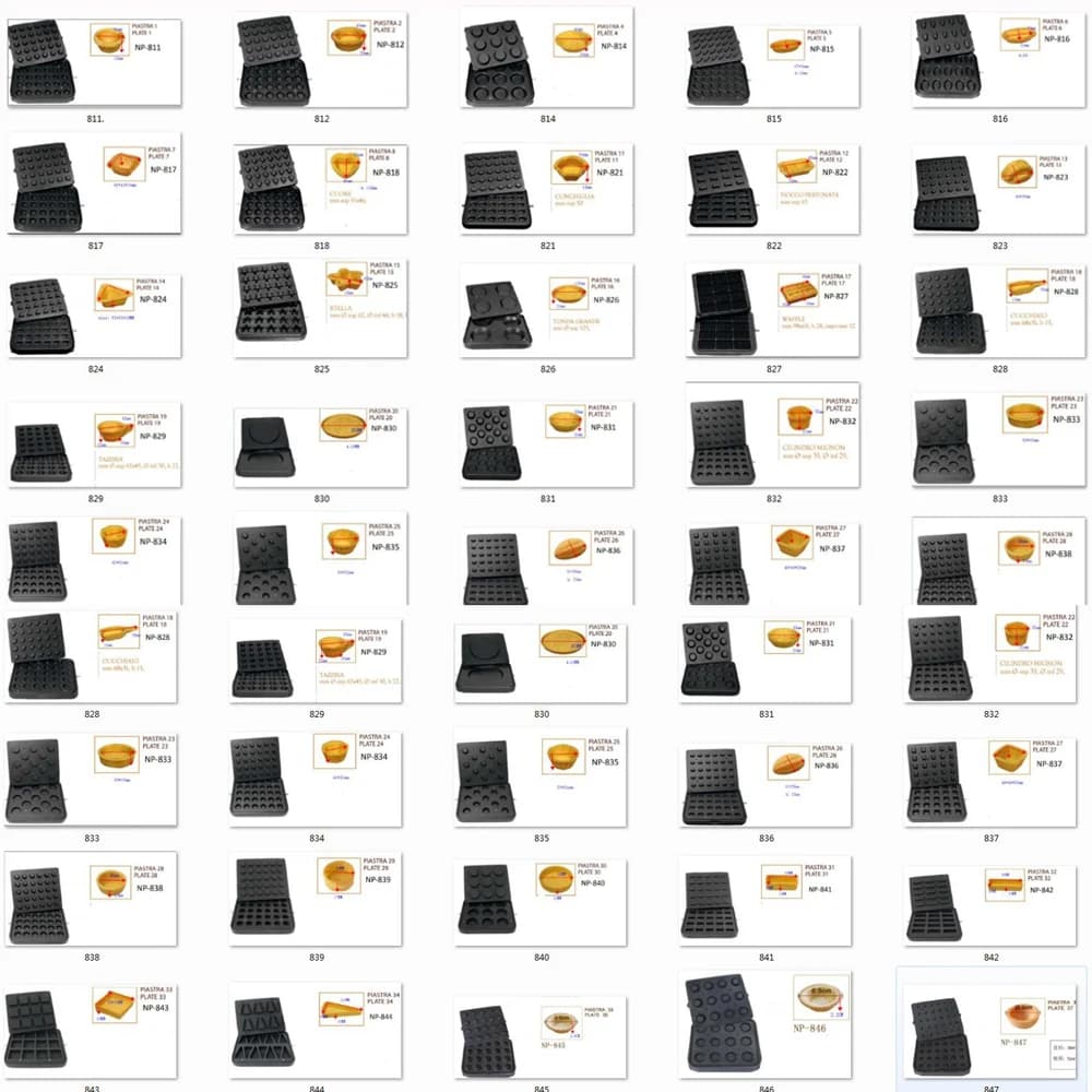 Série de moules à tarte au fromage faisant la Machine commerciale 30 trous pour la Machine à tartele