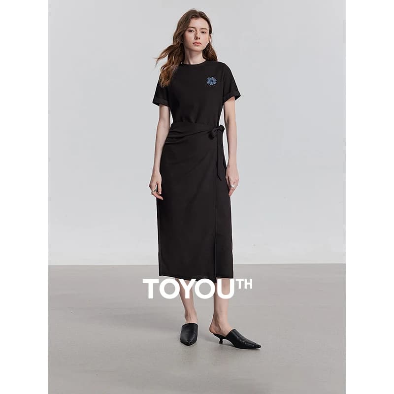 TOYOUTH femmes robe 2025 été nouvelle robe élégante 8529021