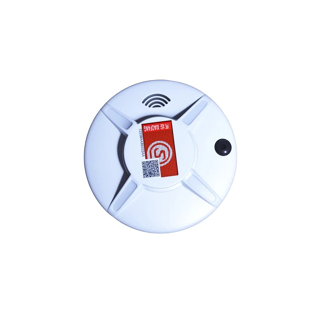 Caméra WiFi détecteur de fumée HD 1080P caméras sans fil pour bureau à domicile Surveillance de sécu