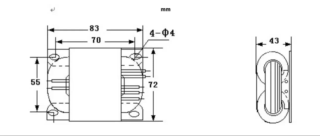Radiateur à tube ondulé R-Core, 35W, 0-115V x 2 à 170V + 6.3V + 9V x 3, pour AD1865 NOS, DIY