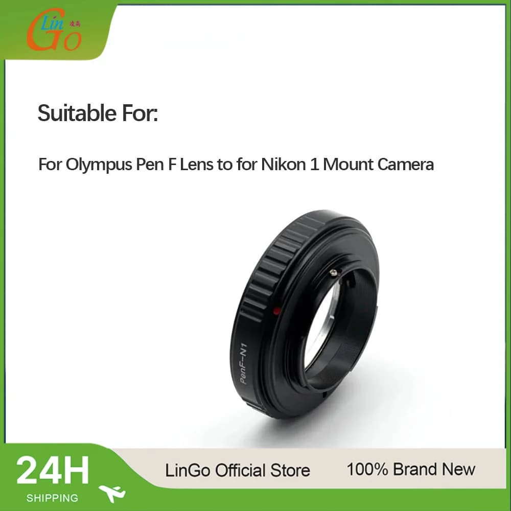Adaptateur d'objectif d'appareil photo Lin Go pour objectif Olympus Pen F vers anneau adaptateur de 
