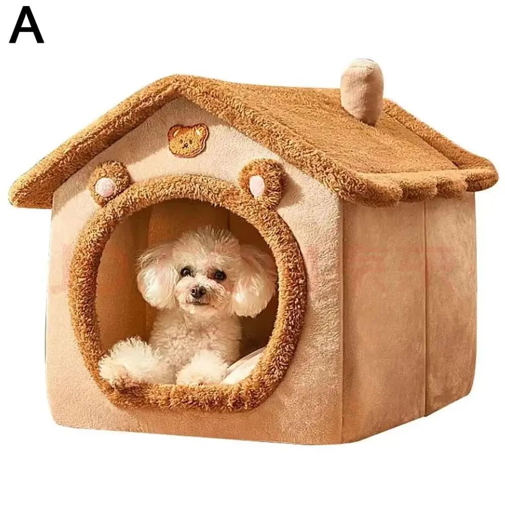 Maison épaissie pour animaux de compagnie, chaude pour chat et chien, poignées universelles pour tou