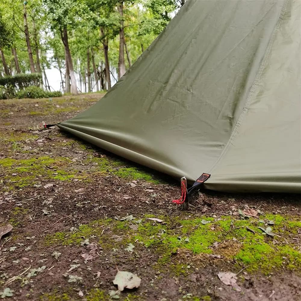 MCETO TX400Ultra tente de poêle, tente chaude Tipi réglable en hauteur équipement de voyage de chass