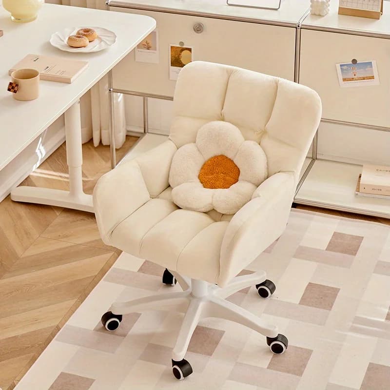 Chaise d'ordinateur, chaise pivotante pour la maison, chaise de bureau confortable, chaise longue de