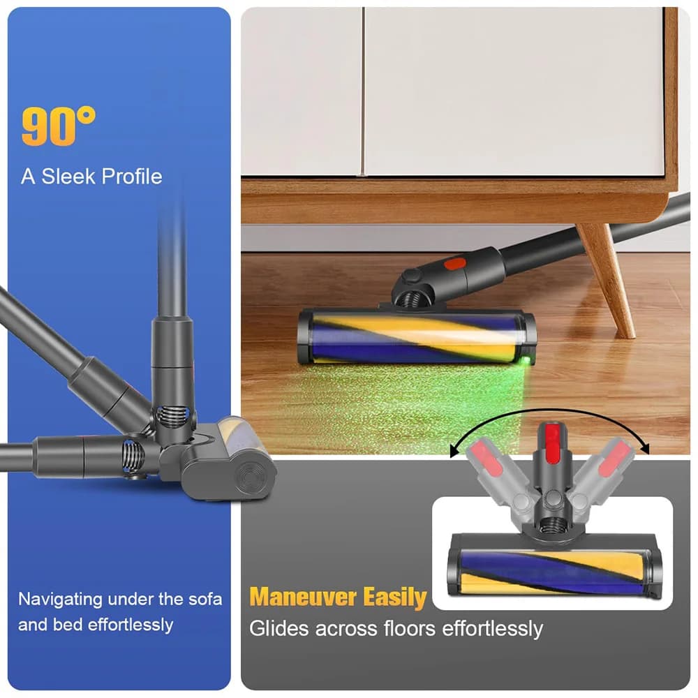 Brosse laser pour Dyson V8, V15, V10, V11, V7, remplacement de la tête de brosse à rouleau, pièces d