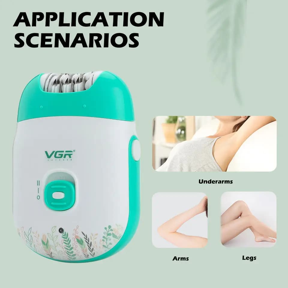 Original VGR Rechargeable femmes épilateur électrique femme épilateur pour visage Machine d'épilatio