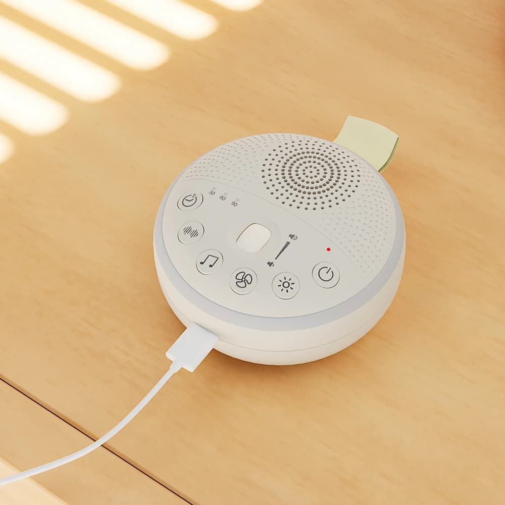 [Hubïque] nouveau-né Portable blanc bruit Machine sommeil nid d'abeille lumière indirecte lumière d'