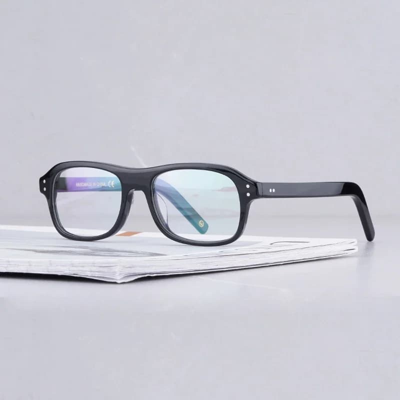Kingsman lunettes le cercle d'or Service Secret Cosplay Harry Hart lunettes acétate lunettes cadre h